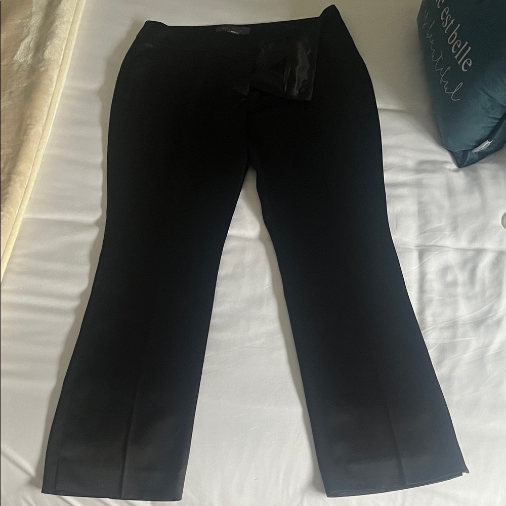 Suzy Shier Black Straight Leg Pants